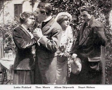Stuart Holmes, Tom Moore, Lottie Pickford, and Alison Skipworth in Into the Jungle (1912)