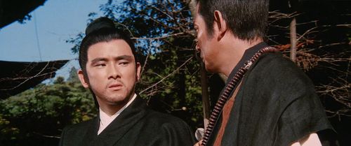 Kôji Nanbara and Jimmy Wang Yu in Zatoichi and the One-Armed Swordsman (1971)