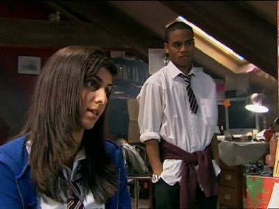 Daniel Anthony and Anjli Mohindra in The Sarah Jane Adventures (2007)