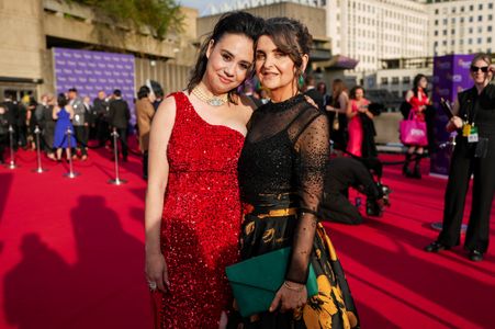 LONDON, ENGLAND - APRIL 11: Samantha Beart and Tracy Wiles attend the BAFTA Games Awards 2024 at the Queen Elizabeth Hal