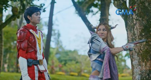 Miguel Tanfelix and Liezel Lopez in Voltes V: Legacy (2023)