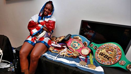 Claressa Shields in Sky Sports World Championship Boxing: Undisputed World Middleweight Championship: Claressa Shields v