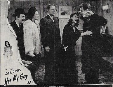 Joan Davis, Donald Douglas, Dick Foran, Irene Hervey, and Fuzzy Knight in He's My Guy (1943)