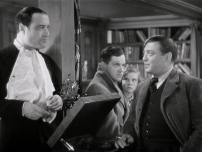 Peter Lorre, Leslie Banks, Nova Pilbeam, and Frank Vosper in The Man Who Knew Too Much (1934)