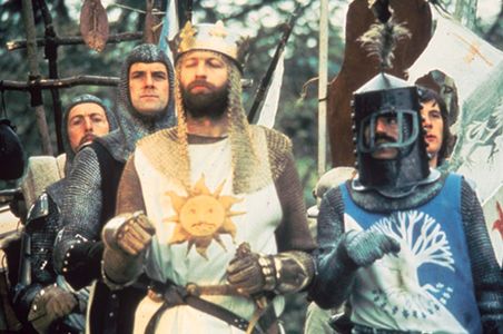 John Cleese, Graham Chapman, Eric Idle, Terry Jones, Michael Palin, and Monty Python in Monty Python and the Holy Grail 