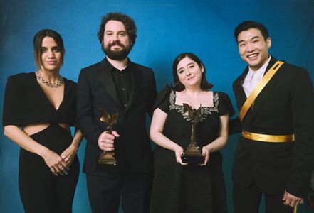 Samy Burch, Natalie Morales, Alex Mechanik, and Joel Kim Booster at an event for 39th Film Independent Spirit Awards (20
