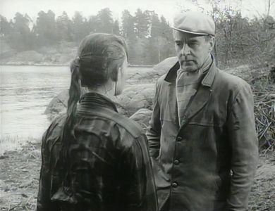 Gunnar Björnstrand and Tina Hedström in The Dress (1964)