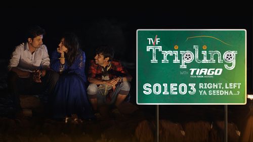 Maanvi Gagroo, Amol Parashar, and Sumeet Vyas in TVF Tripling (2016)