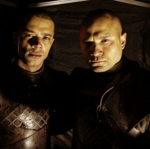 Unsullied Lieutenant on Game of Thrones with Grey Worm