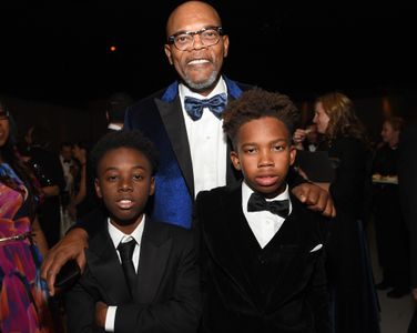 Samuel L. Jackson, Alex R. Hibbert, and Jaden Piner at an event for The Oscars (2017)