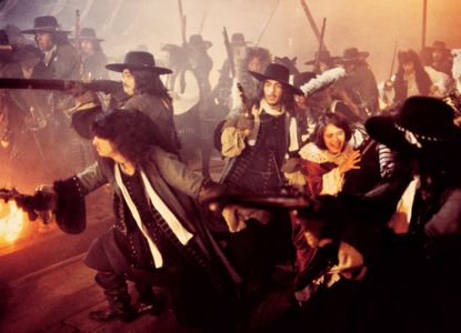 Charlotte Lewis and Anthony Dawson in Pirates (1986)