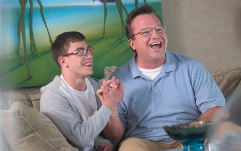 Tom Arnold and Eric Gores in The Kid & I (2005)