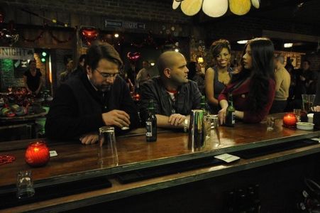 James Le Gros, Michelle Trachtenberg, Guillermo Diaz, and Jaime Lee Kirchner in Mercy (2009)