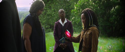 Sandra James-Young, Vanesu Samunyai, and Vivienne Acheampong in The Sandman (2022)