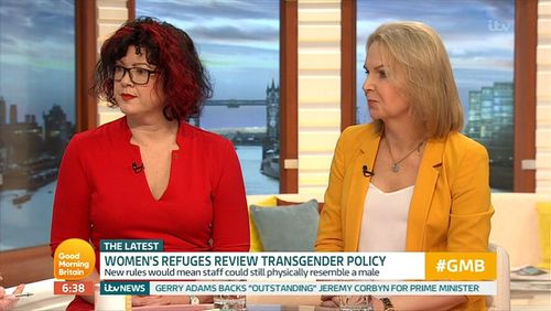 Karen Ingala Smith and India Willoughby in Good Morning Britain (2014)