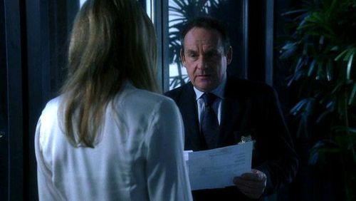 Paul Guilfoyle and Molly Brink in CSI: Crime Scene Investigation (2000)
