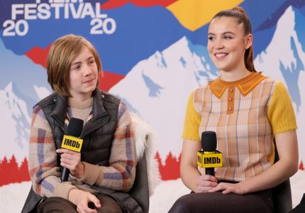 Oona Roche and Charlie Shotwell at an event for The IMDb Studio at Sundance: The IMDb Studio at Acura Festival Village (