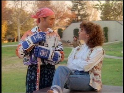 Jason Priestley and Marcy Kaplan in Beverly Hills, 90210 (1990)