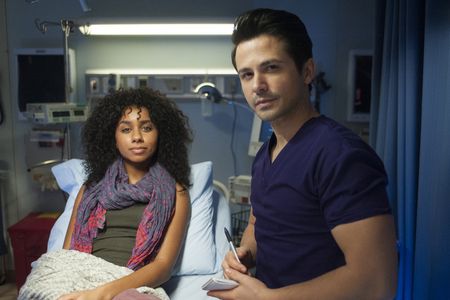 Freddy Rodríguez and Ines France Ware in The Night Shift (2014)