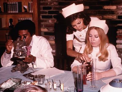 Kathrine Baumann, Don Marshall, and Britt Nilsson in The Thing with Two Heads (1972)
