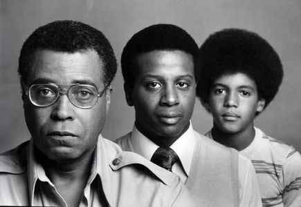 James Earl Jones, Damon Evans, and Kristoff St. John in Roots: The Next Generations (1979)