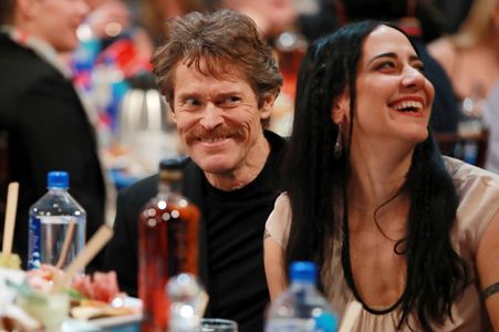 Willem Dafoe and Giada Colagrande at an event for 35th Film Independent Spirit Awards (2020)