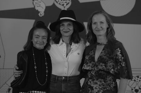 Hala Finley, Juliette Binoche and Anna Gutto for Paradise Highway at Locarno Film Festival 2022