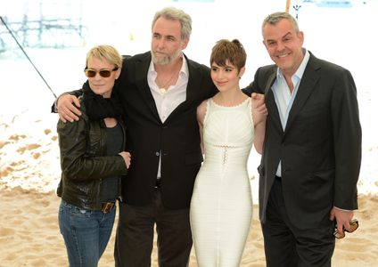 Robin Wright, Ari Folman, Danny Huston, and Sami Gayle at an event for The Congress (2013)
