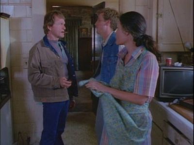 Beth Grant, Bill McKinney, and Ramsay Midwood in Hunter (1984)