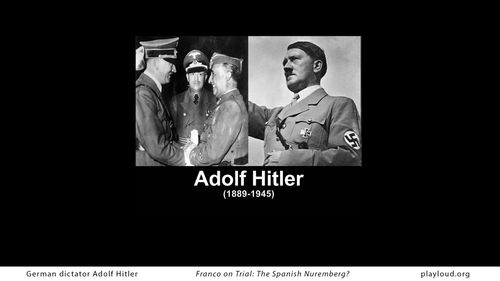 Francisco Franco and Adolf Hitler in Franco on Trial: The Spanish Nuremberg? (2018)