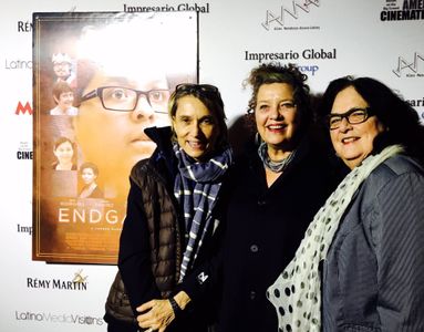 Fina Torres w/ Ellen Gavin and Judy Baca at Latino Media Visions