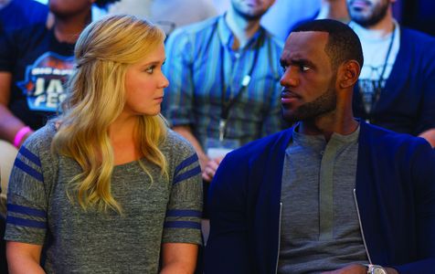 LeBron James and Amy Schumer in Trainwreck (2015)