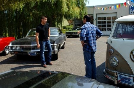 Jensen Ackles and Matt Cohen in Supernatural (2005)
