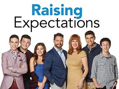 Molly Ringwald, Jason Priestley, Luke Bilyk, Katie Douglas, Jake Sim, Matthew Tissi, and Simon Cadel in Raising Expectat