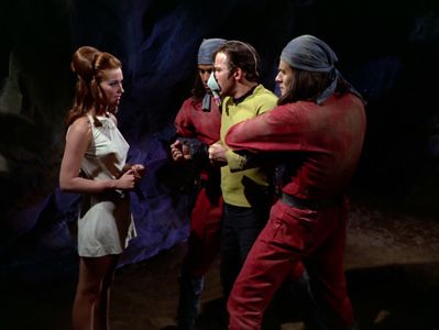 William Shatner, Fred Williamson, Ed Long, and Charlene Polite in Star Trek (1966)