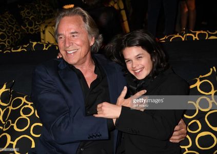 Don Johnson and Dylan Schombing at event for Watchmen