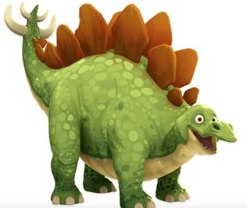 Marshall the stegosaurus from Gigantosaurus