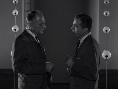 Dana Andrews and Robert F. Simon in The Twilight Zone (1959)
