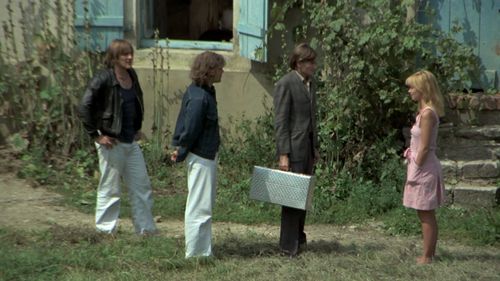 Gérard Depardieu, Jacques Chailleux, Patrick Dewaere, and Miou-Miou in Going Places (1974)