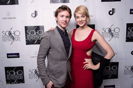 Stars of LITTLE WORLDS, Ryan O'Callaghan and Selina MacDonald at the Soho International Film Festival.