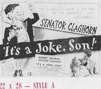 June Lockhart, Kenny Delmar, and Kenneth Farrell in It's a Joke, Son! (1947)