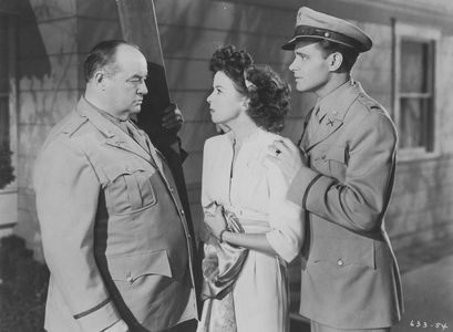 Sydney Greenstreet, Ida Lupino, and William Prince in Pillow to Post (1945)