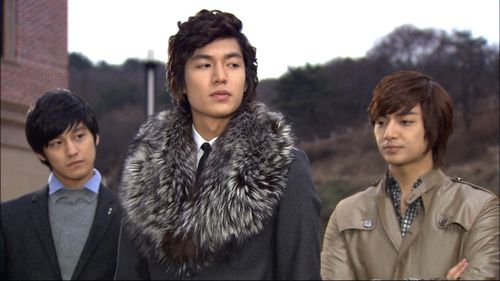 Kim Joon, Lee Min-Ho, and Kim Bum in Boys Over Flowers (2009)