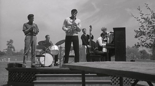 Seymour Cassel, Stella Stevens, Cliff Carnell, Richard Chambers, Bobby Darin, and Dan Stafford in Too Late Blues (1961)