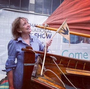 Sophie Neville appearing at the Southampton International Boat Show