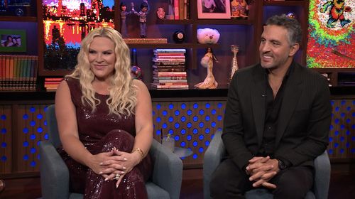 Heather Gay and Mauricio Umansky in Watch What Happens Live with Andy Cohen: Mauricio Umansky & Heather Gay (2022)