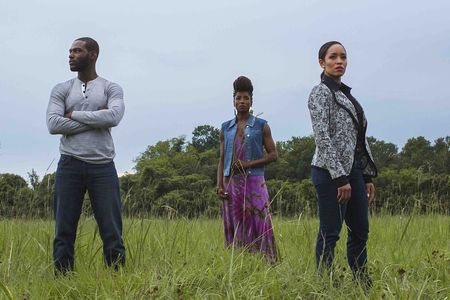 Dawn-Lyen Gardner, Rutina Wesley, and Kofi Siriboe in Queen Sugar (2016)