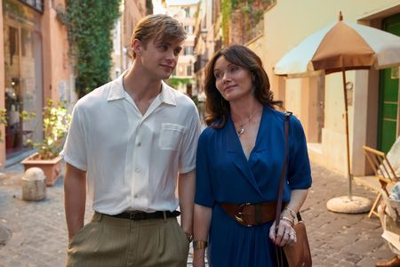 Essie Davis and Leo Woodall in One Day (2024)
