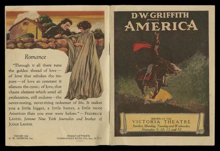 Carol Dempster, Neil Hamilton, and Harry O'Neill in America (1924)