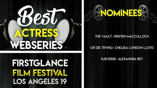 Nominated for Best Actress at First Glance Film Festival